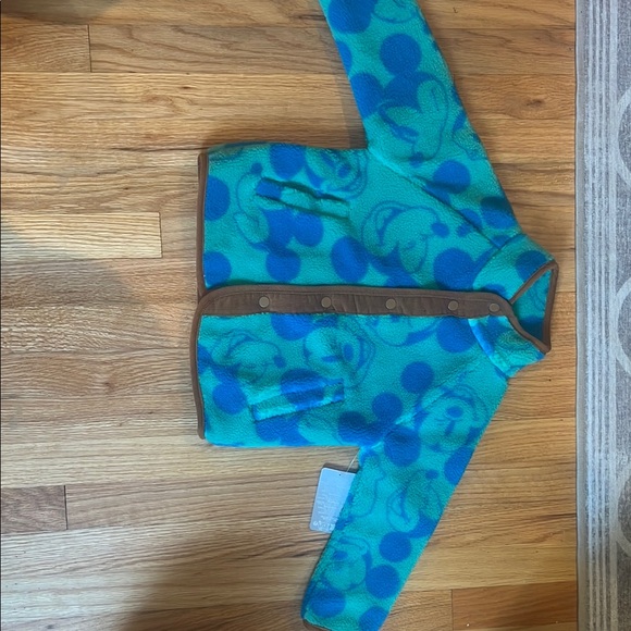 Disney Blue and Green Mickey Kids Jacket - Picture 1 of 6